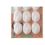Kit 9 Ganchos Plastico 3,5X2X1,5Cm