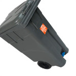 Lixeira Coletora Pedal/Roda 120Lt