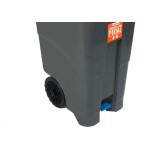 Lixeira Coletora Pedal/Roda 120Lt