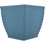 Vaso Cachepo Rattan Min Qdr.Color