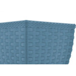 Vaso Cachepo Rattan Min Qdr.Color