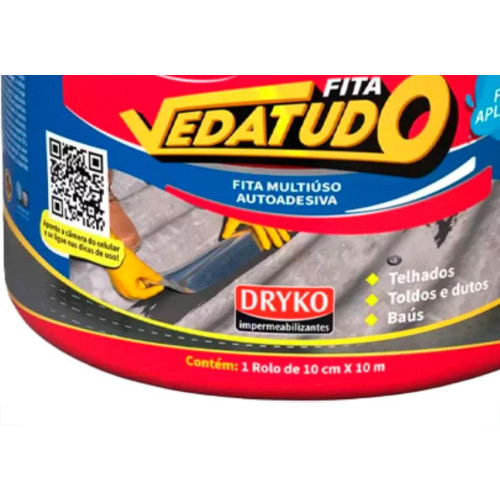 Fita Adesiva Multuso Dryko Cz.10Cmx10M