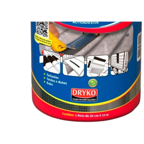 Fita Adesiva Multuso Dryko Cz.20Cmx10M