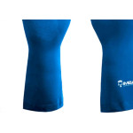 Luva Latex Imbat Forrada Azul 07