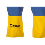 Luva Latex Imbat Neoprene Am/Az 10