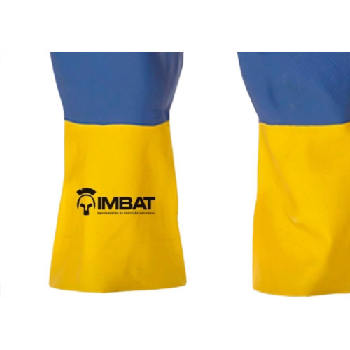 Luva Latex Imbat Neoprene Am/Az 10
