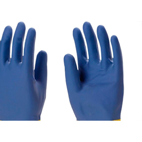 Luva Latex Imbat Neoprene Am/Az 10