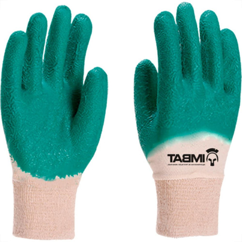 Luva Malha Imbat Latex Janela Vd 10 - Kit C/12 PR