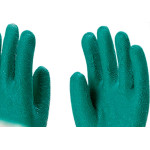 Luva Malha Imbat Latex Janela Vd 10 - Kit C/12 PR