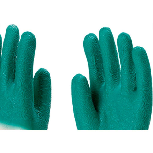 Luva Malha Imbat Latex Janela Vd 10 - Kit C/12 PR