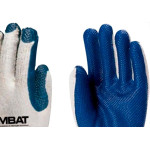 Luva Malha Imbat Emborr.Azul 08