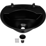 Lavatorio Plast Astra 36X28 Preto