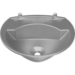 Lavatorio Plast Astra 36X28 Prata