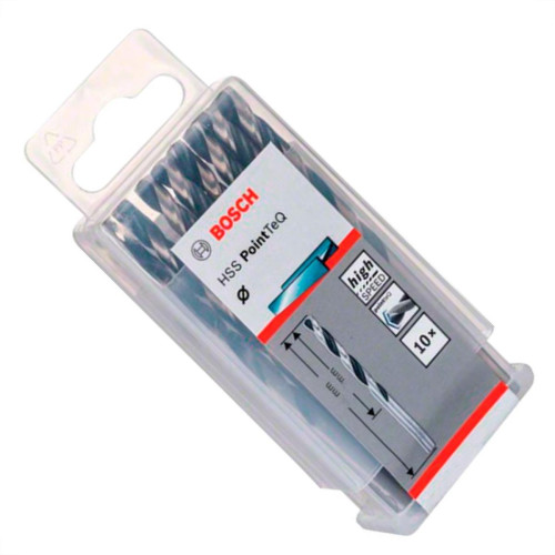 Broca Aco Rapido Bosch P.Teq O 9/32 - Kit C/10 PT