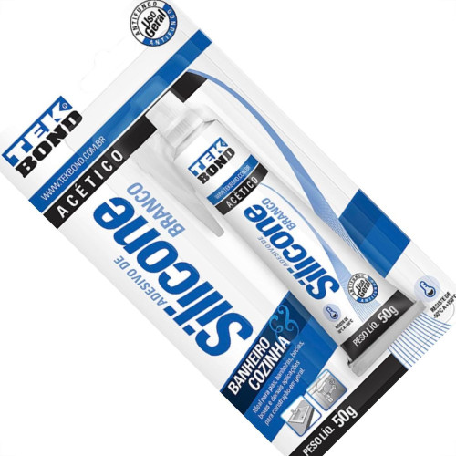 Silicone Tekbond Acetico Branco 50G