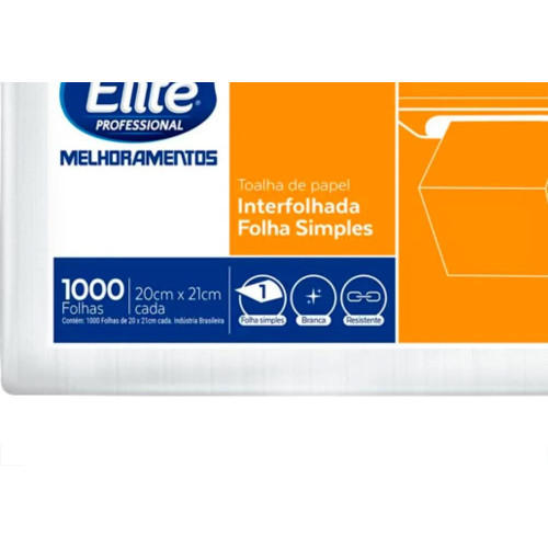 Papel Toalha Interf Elite Fs-C/1000