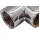 Tee Metal Cromado R/F 1/2 Garden