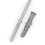 Suporte Prat.Invisiv.12Cm Zinc/Buch - Kit C/6 UN