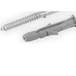 Suporte Prat.Invisiv.12Cm Zinc/Buch - Kit C/6 UN