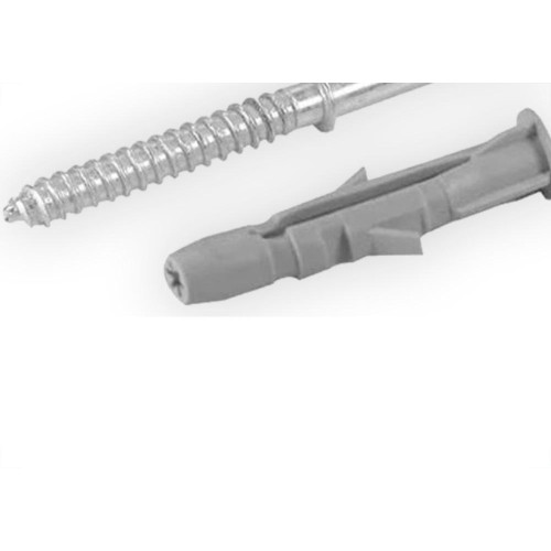 Suporte Prat.Invisiv.12Cm Zinc/Buch - Kit C/6 UN