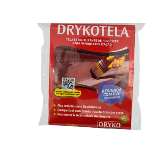 Tela Resinada Dryko 10Cm X 10Mt