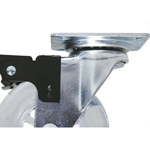 Rodizio Gold Gel C/T 75Mm Transpar