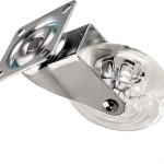 Rodizio Gold Gel S/T 75Mm Transpar