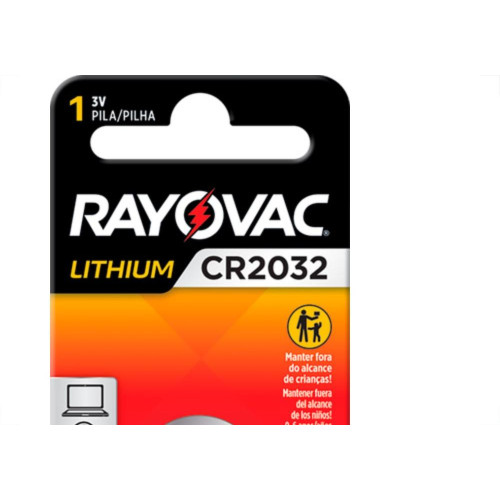Pilha Bateria El.Rayovac Cr2032 1Un