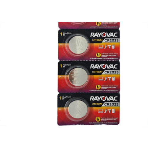 Pilha Bateria El.Rayovac Cr2025 5Un