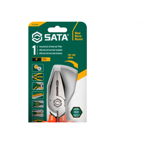 Alicate Profissional Sata Universal 8 Isolado 022L
