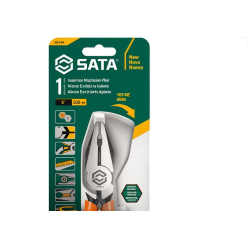 Alicate Profissional Sata Elet.8 Isolado 5104L