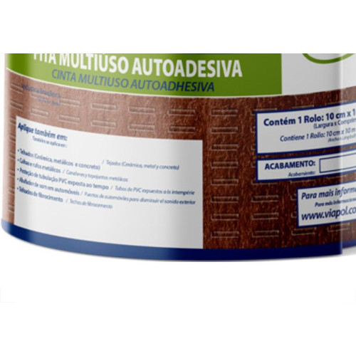 Fita Adesiva Multuso T.Ceram.10Cmx10Mt