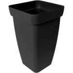 Vaso Coluna Floratta 14 Lt Preto