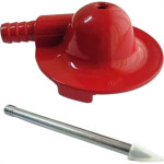 Kit C/5 - Irrigador Chuvisco Fico Zamac Vermelho
