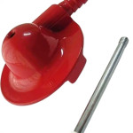 Kit C/5 - Irrigador Chuvisco Fico Zamac Vermelho