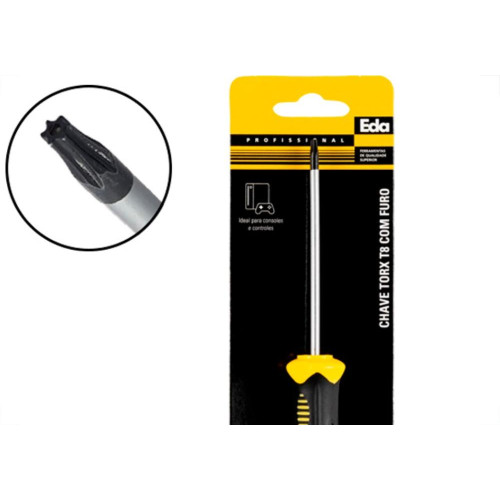 Chave Torx Fenda T08 C/F P/Console