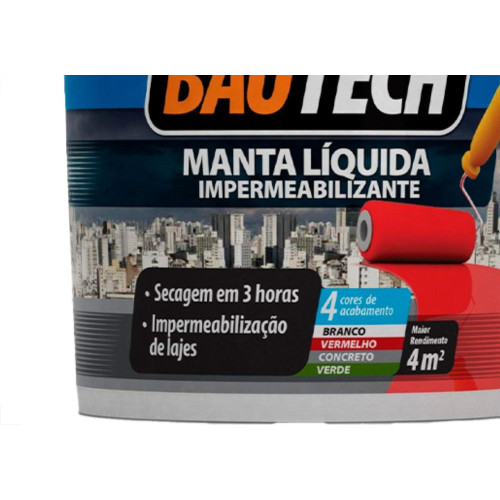 Bautech Manta Liquida Branco 04Kg