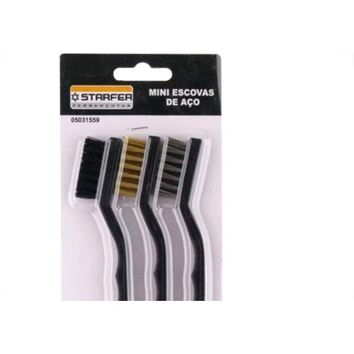Jg Escova Aco Starfer Manual C/3Pc