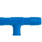 Tee Irrigacao Azul Reboucas Triplo 1/2 - Kit C/25 UN