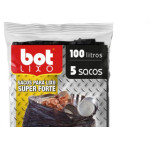 Saco P/Lixo Sup.Forte Pr.100L C/05
