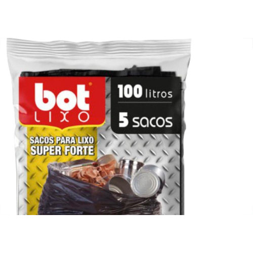 Saco P/Lixo Sup.Forte Pr.100L C/05