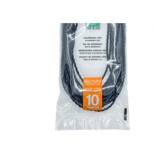 Corda Torcida P/Varal Pr 3X10Mt