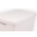 Caixa Organizador Juta C/T 22,0L Bca-3271