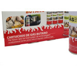 Carga Gas P/Macar/Fog Original 227G - Kit C/4 UN