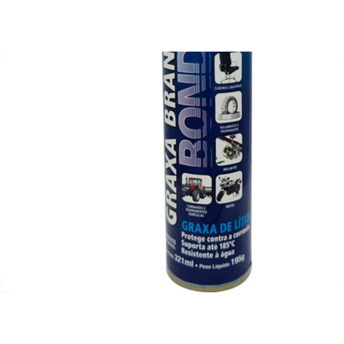 Graxa Em Spray Garin Branca 321Ml