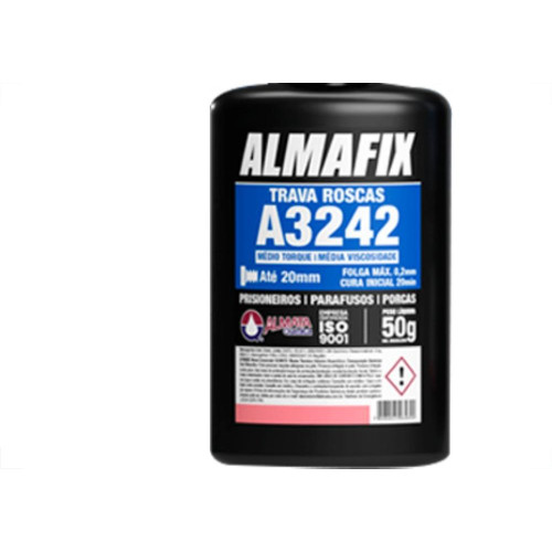 Trava Parafuso Almaf.Tq.M-Md Vc Az 50G