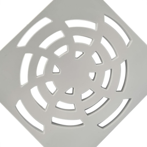 Grelha Quadrada Luconi 100Mm Br