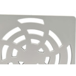 Grelha Quadrada Luconi 100Mm Br