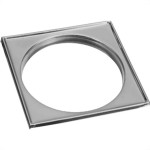 Porta Grelha Luconi Quadr.100Mm Cr