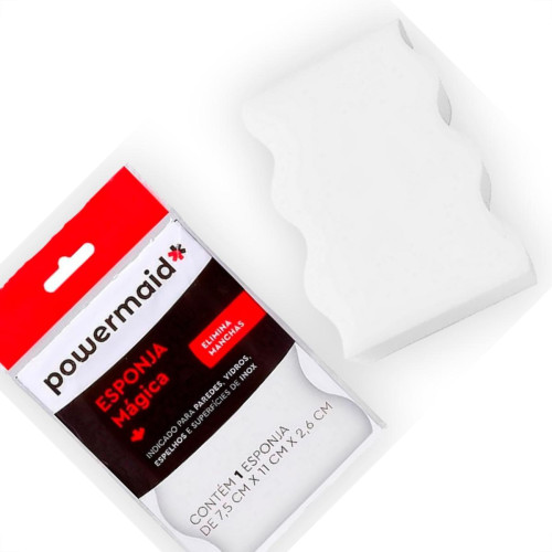 Esponja Powermaid Mag.Melamina Bca